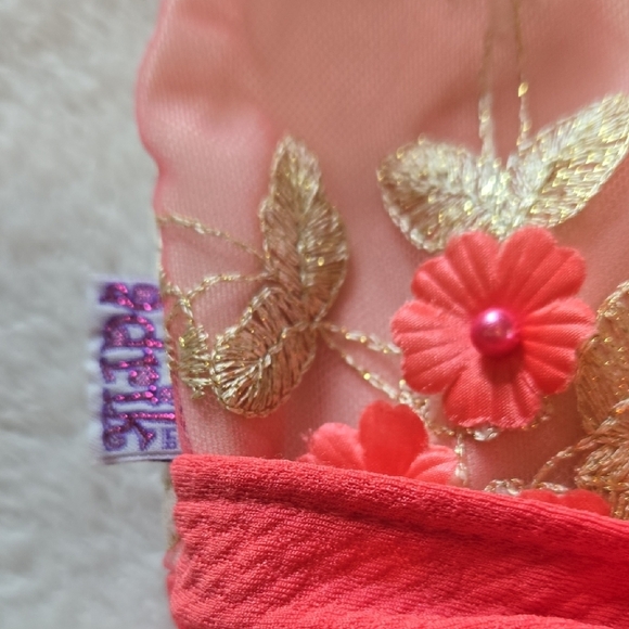 NWT Sz1 Baby FLUFFY Princess Vibes FlowerGirl Regal Baby Dazzle First Birthday - Picture 13 of 13